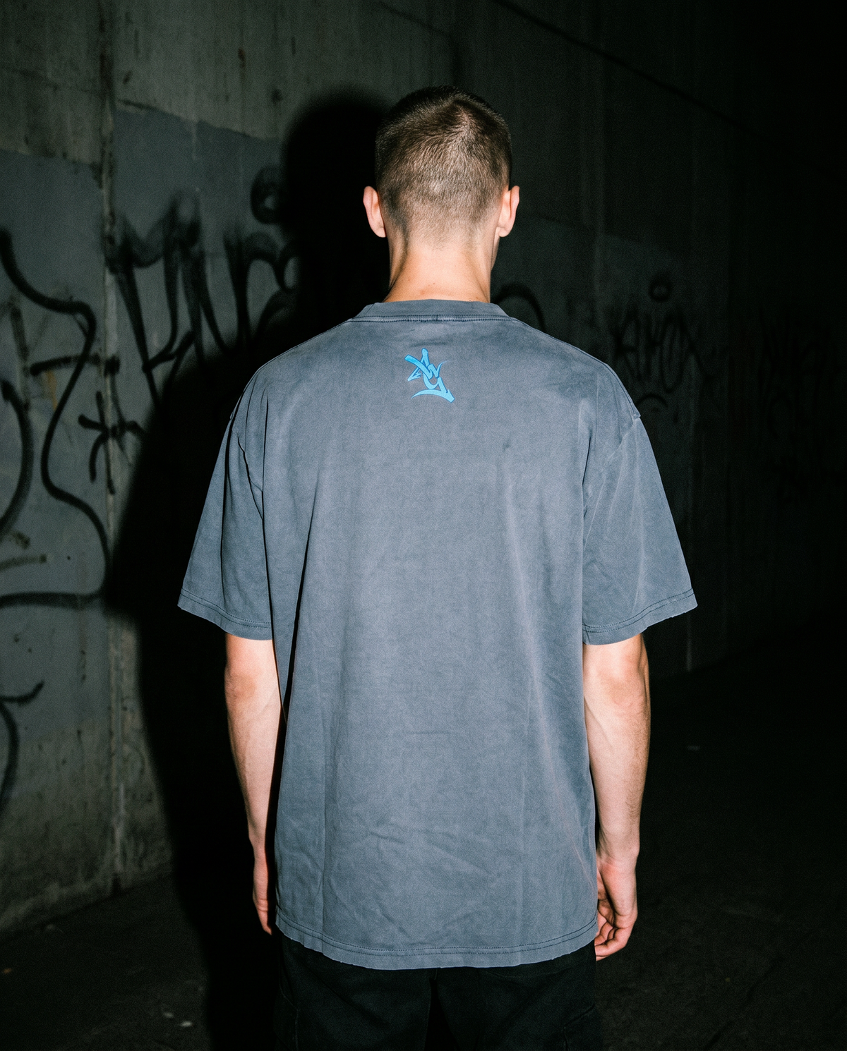 The Athletic Dept | Blue Boxy Tee — Men's