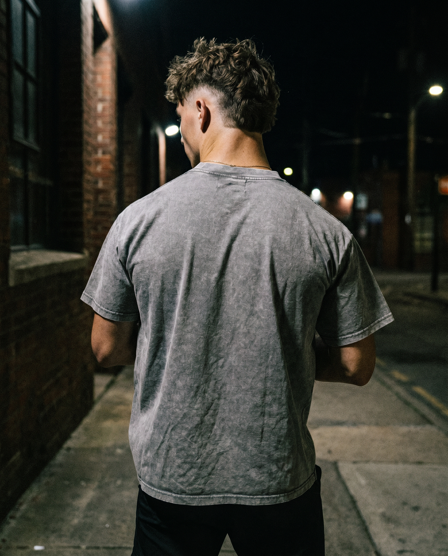 The Contender | Grey Boxing Tee — Men's