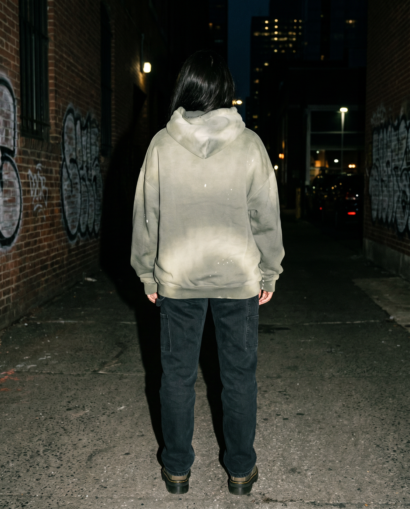 The Overcast | Acid-Wash Hoodie — Women's