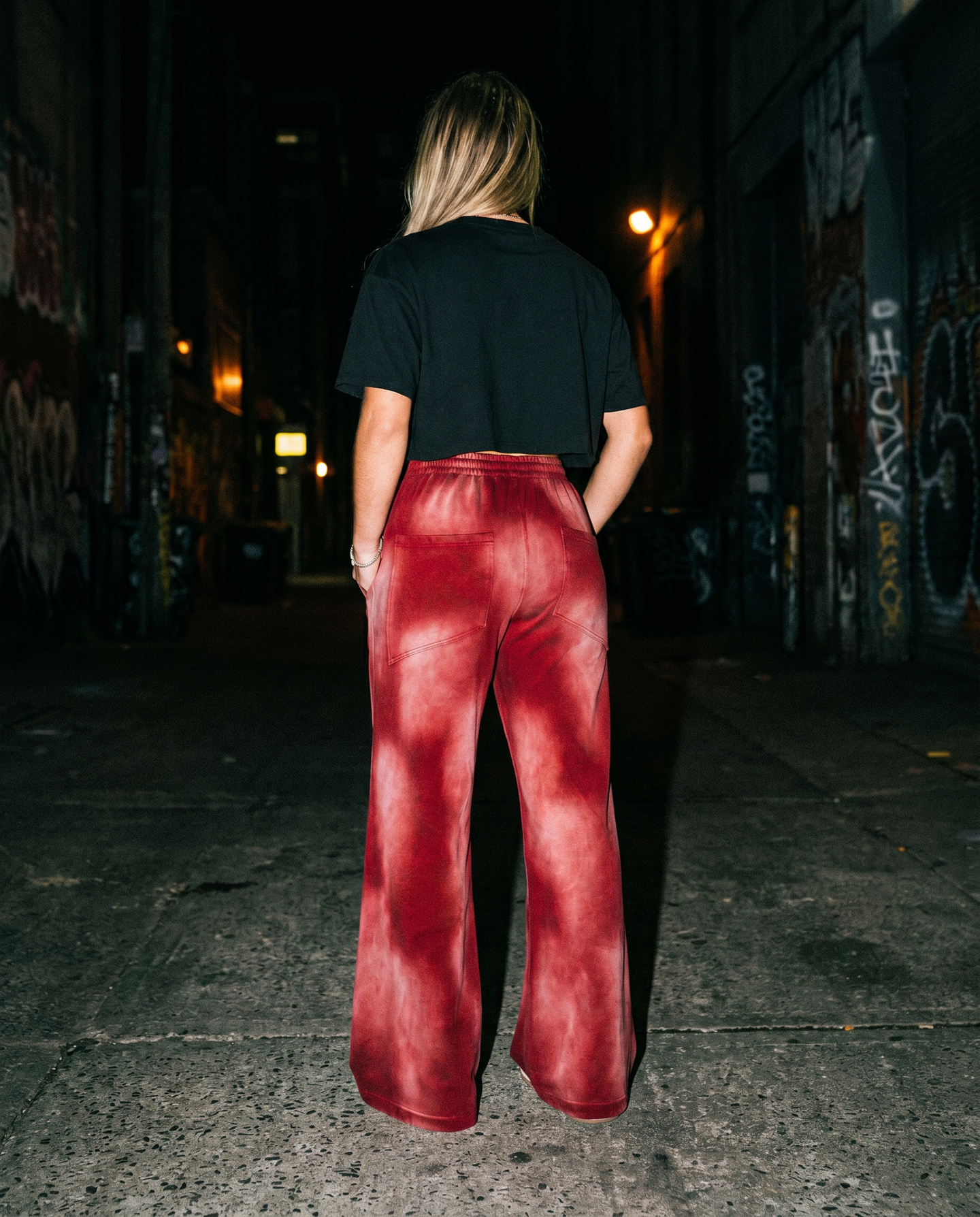 The Crimson | Acid-Wash Sweatpants — Women's