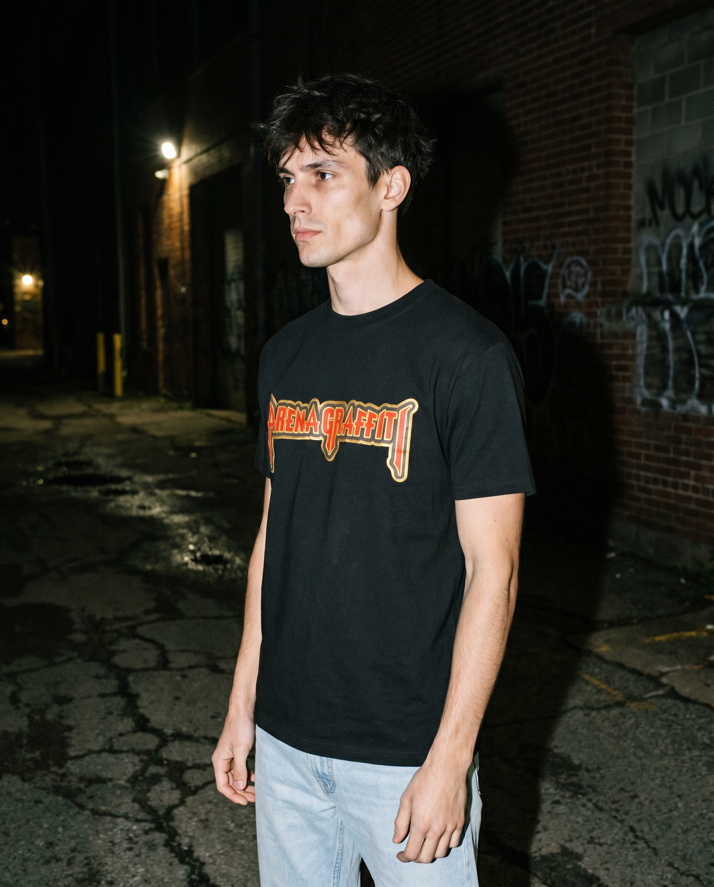 The Chrome | Metallic Boxy Tee — Men's