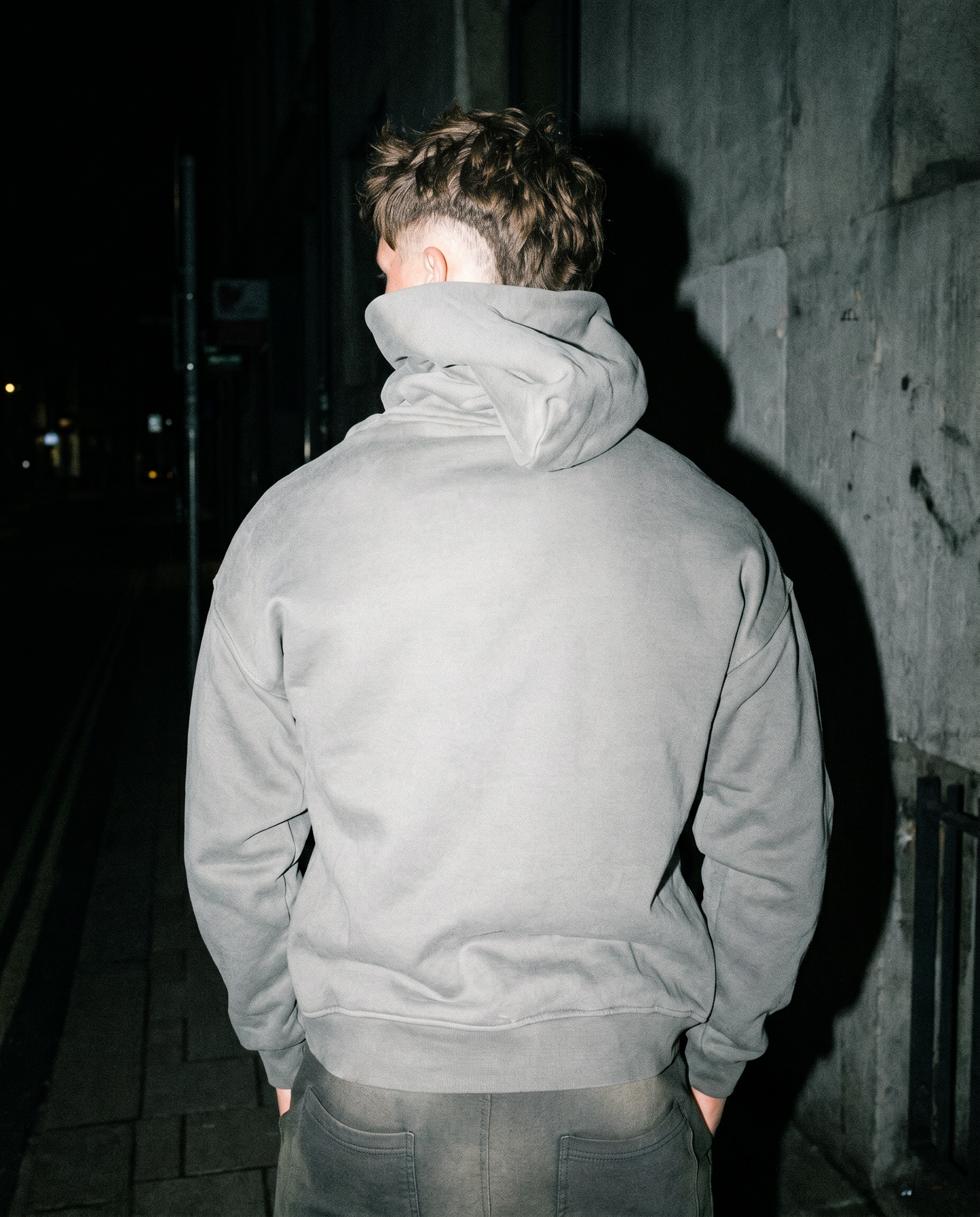 The Standard | Labeled Hoodie (Gray) — Men's