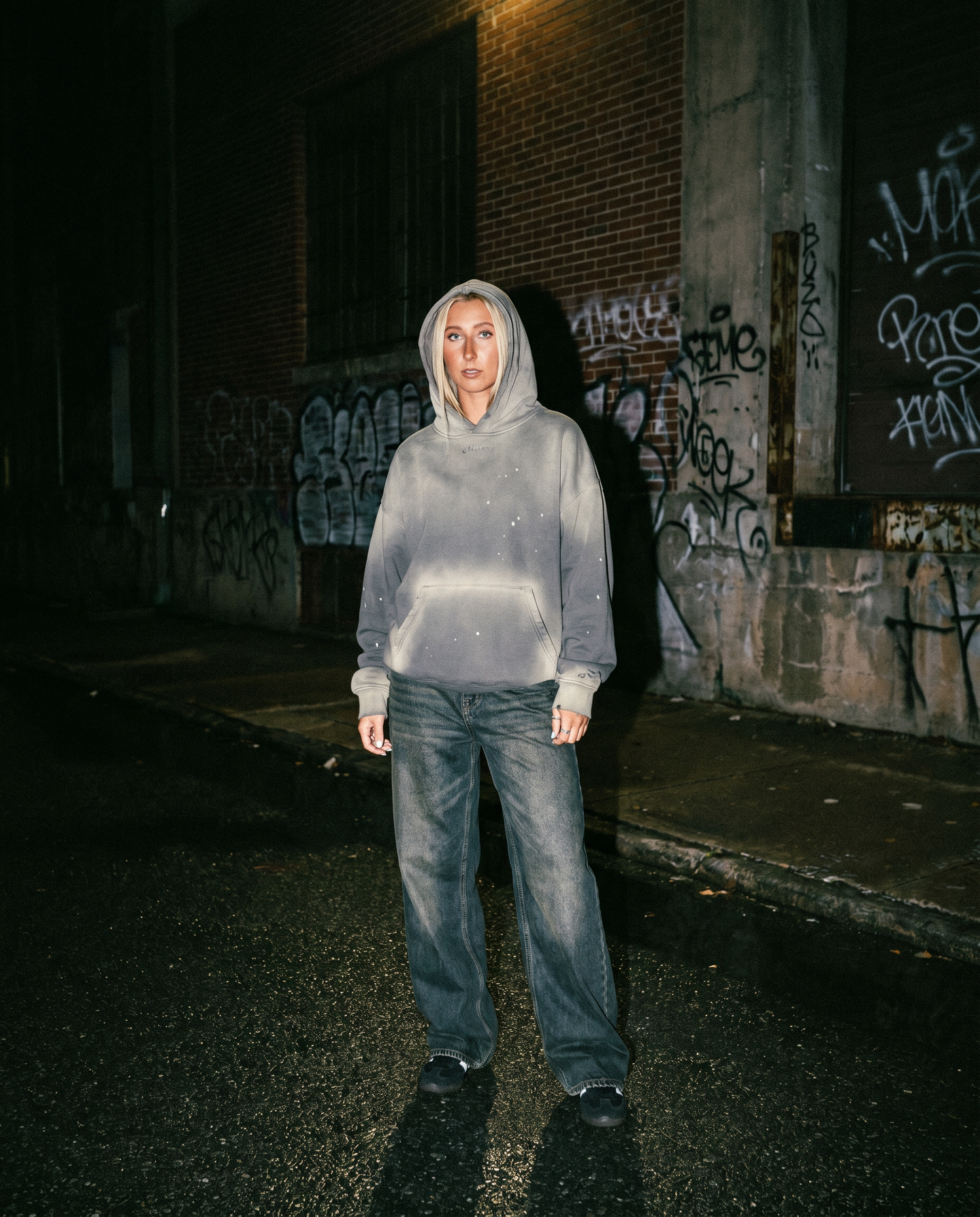 The Overcast | Acid-Wash Hoodie — Women's