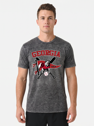 Georgia | Omaha Dreams Acid-Wash Tee — Men's