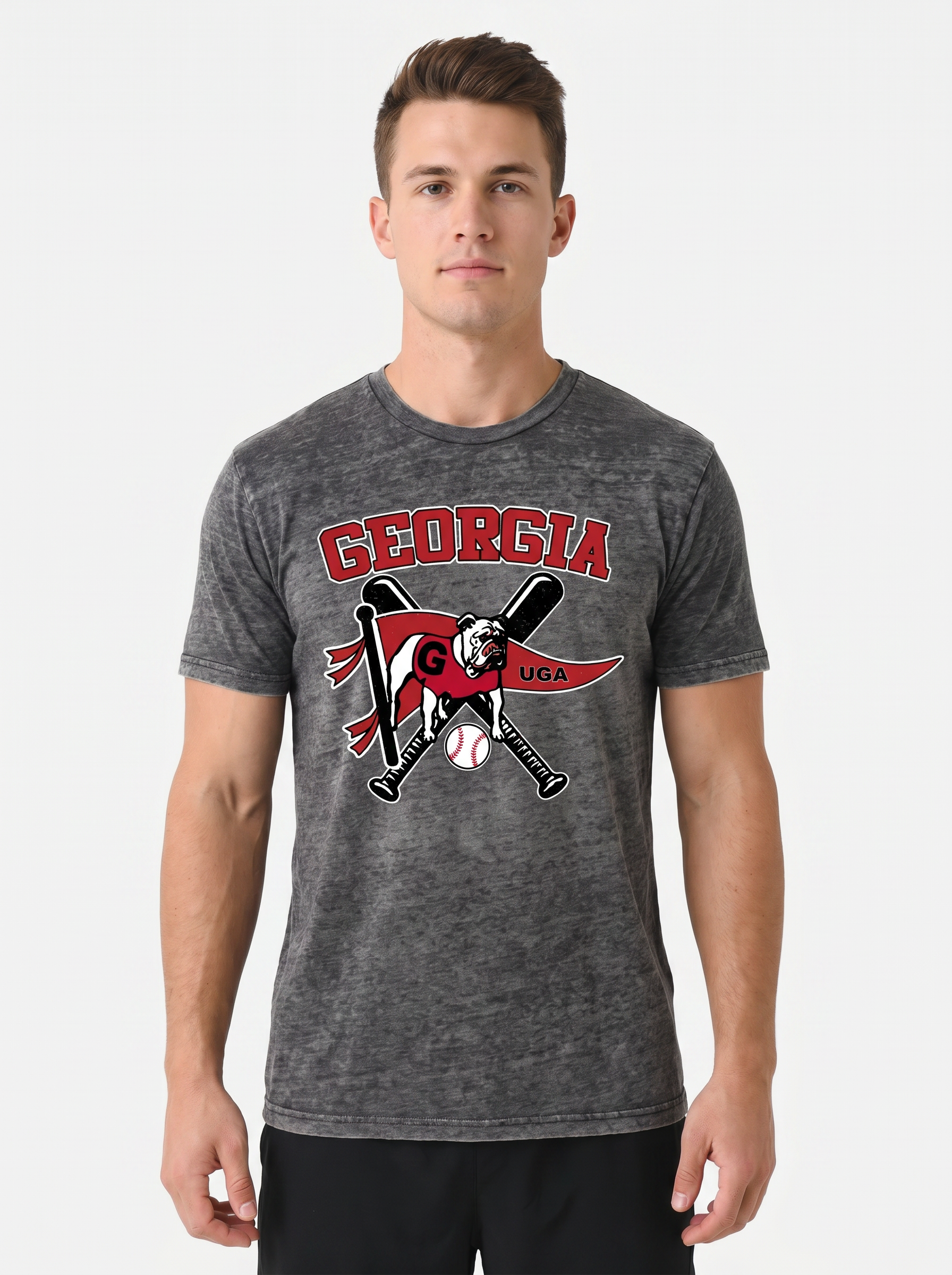 Georgia | Omaha Dreams Acid-Wash Tee — Men's