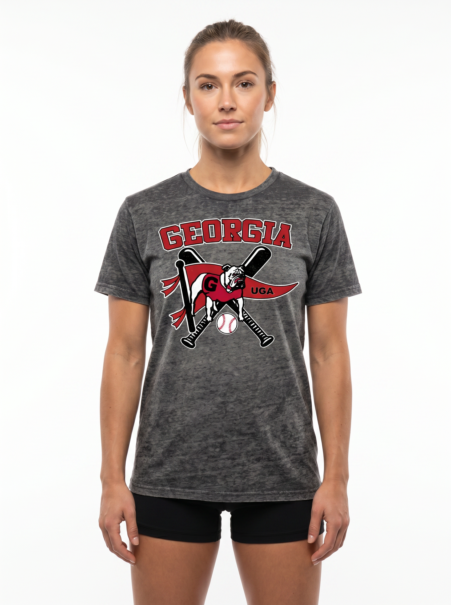 Georgia | Omaha Dreams Acid-Wash Tee — Women's