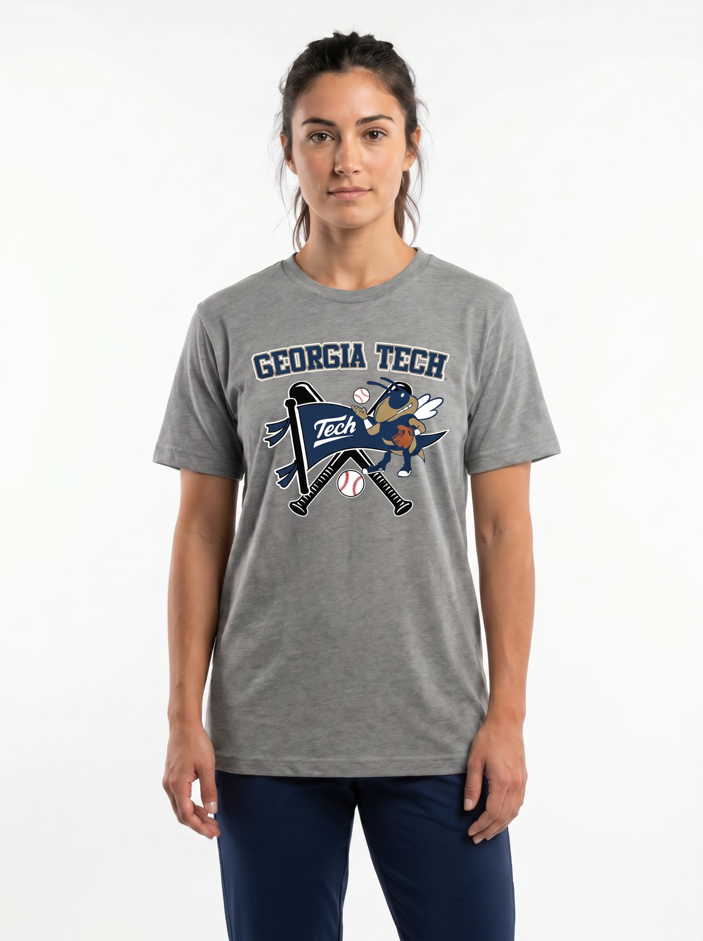 Georgia Tech | Omaha Dreams Cotton Tee — Women's