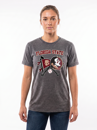 Florida State | Omaha Dreams Acid-Wash Tee — Women's