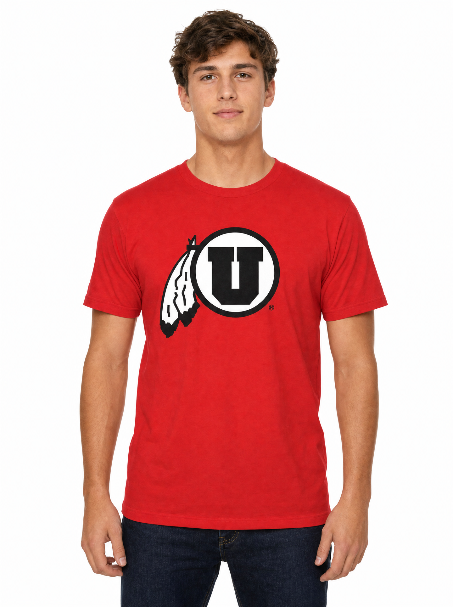 Utah Utes Men's | Red "Ute U" Tee