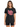 Utah Utes Women's | Black "Interlocking UU" Acid Wash Tee