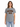 Oklahoma State Cowboys Women's | Grey "Block Wordmark" Acid Wash Tee