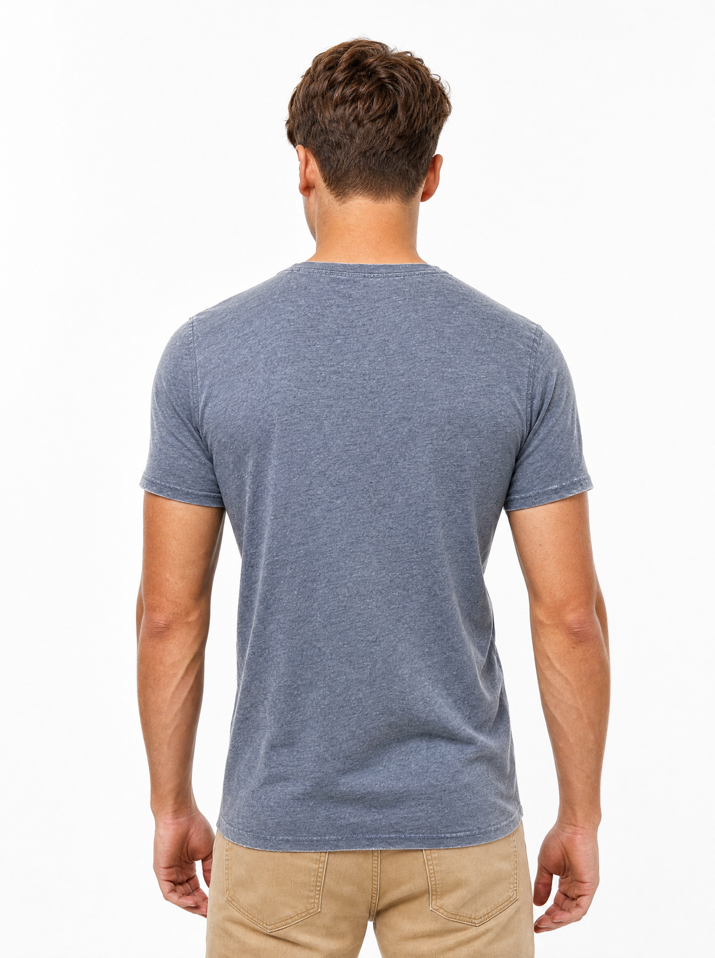 Florida Gators Men's | "Gator Head" Blue Acid Wash Tee