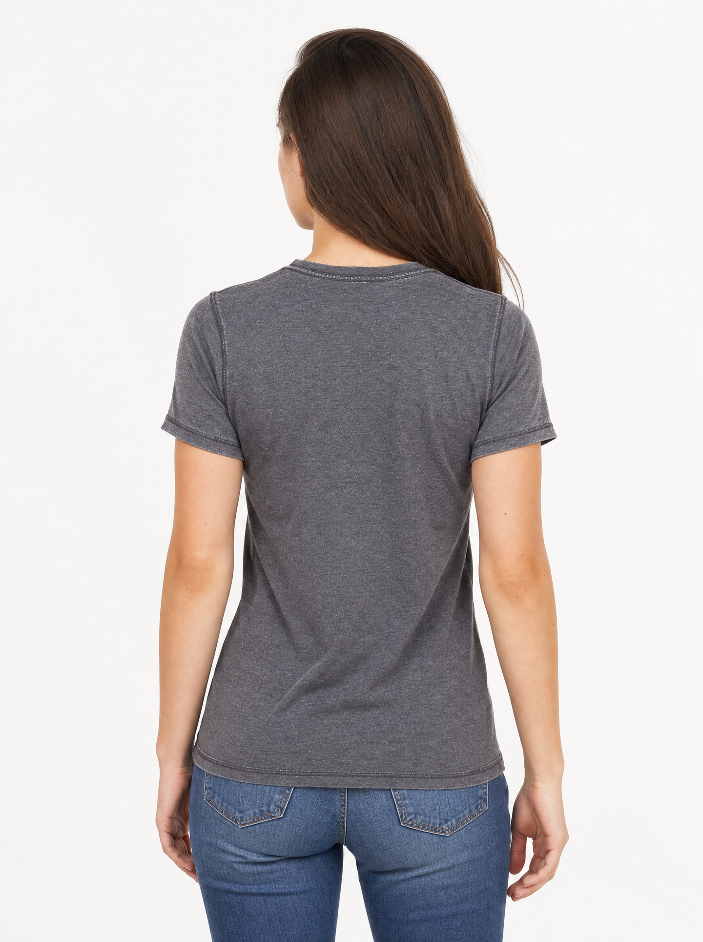 Florida Gators Women's | "F" Grey Acid Wash Tee