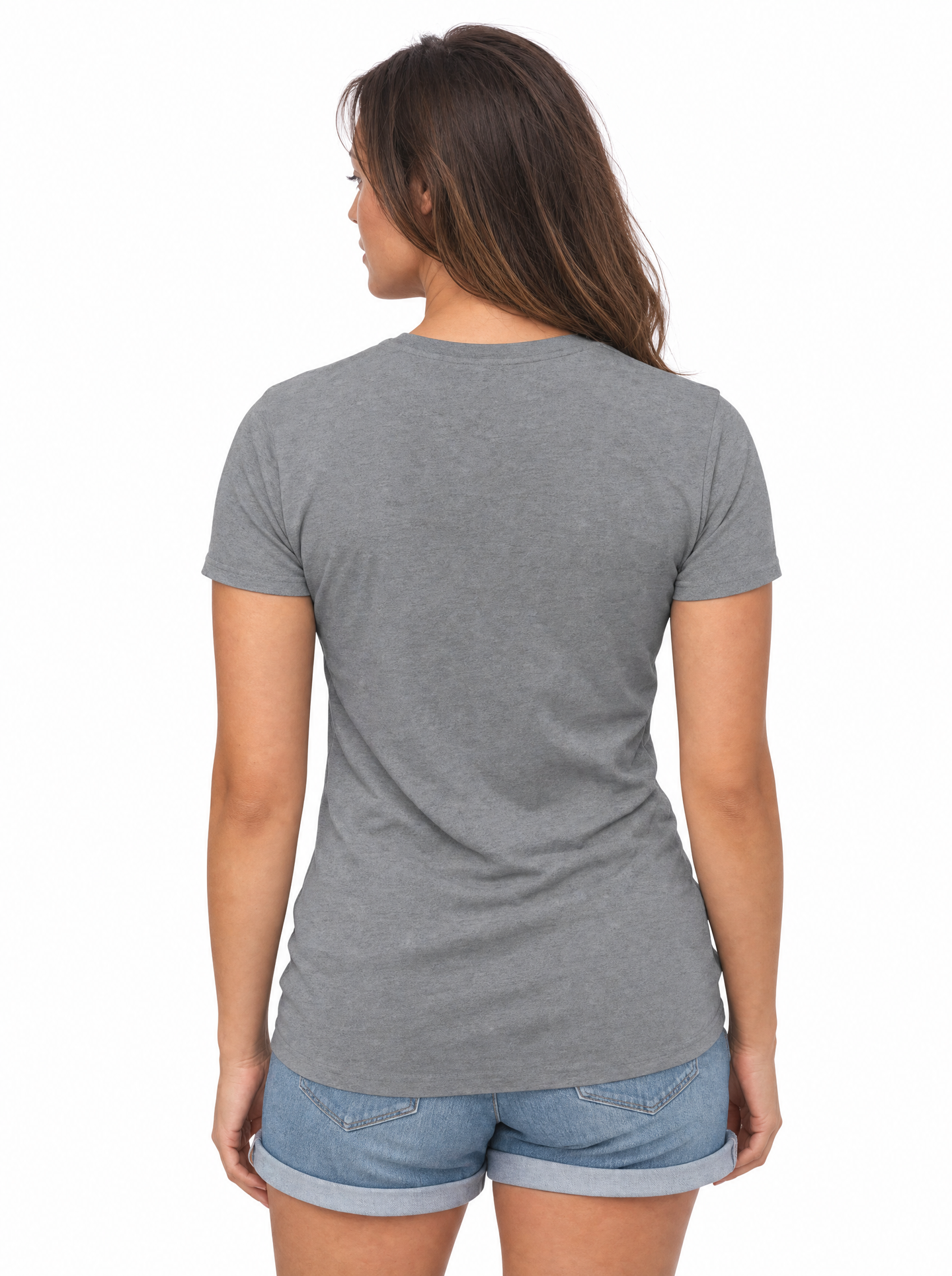 Florida Gators Women's | "Gator Head" Grey Cotton Tee