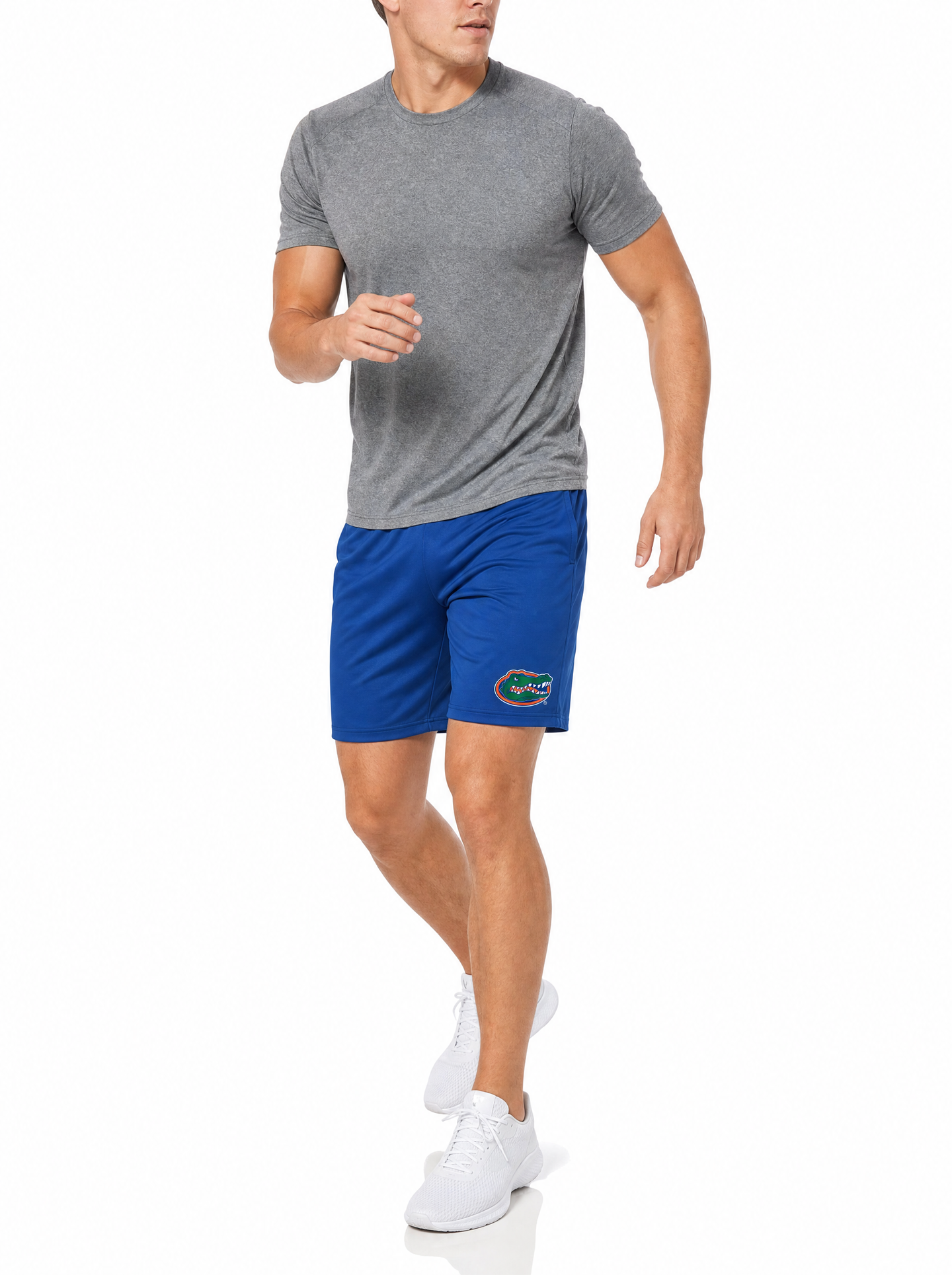 Florida Gators Men's | Gator Head Blue Lined Shorts