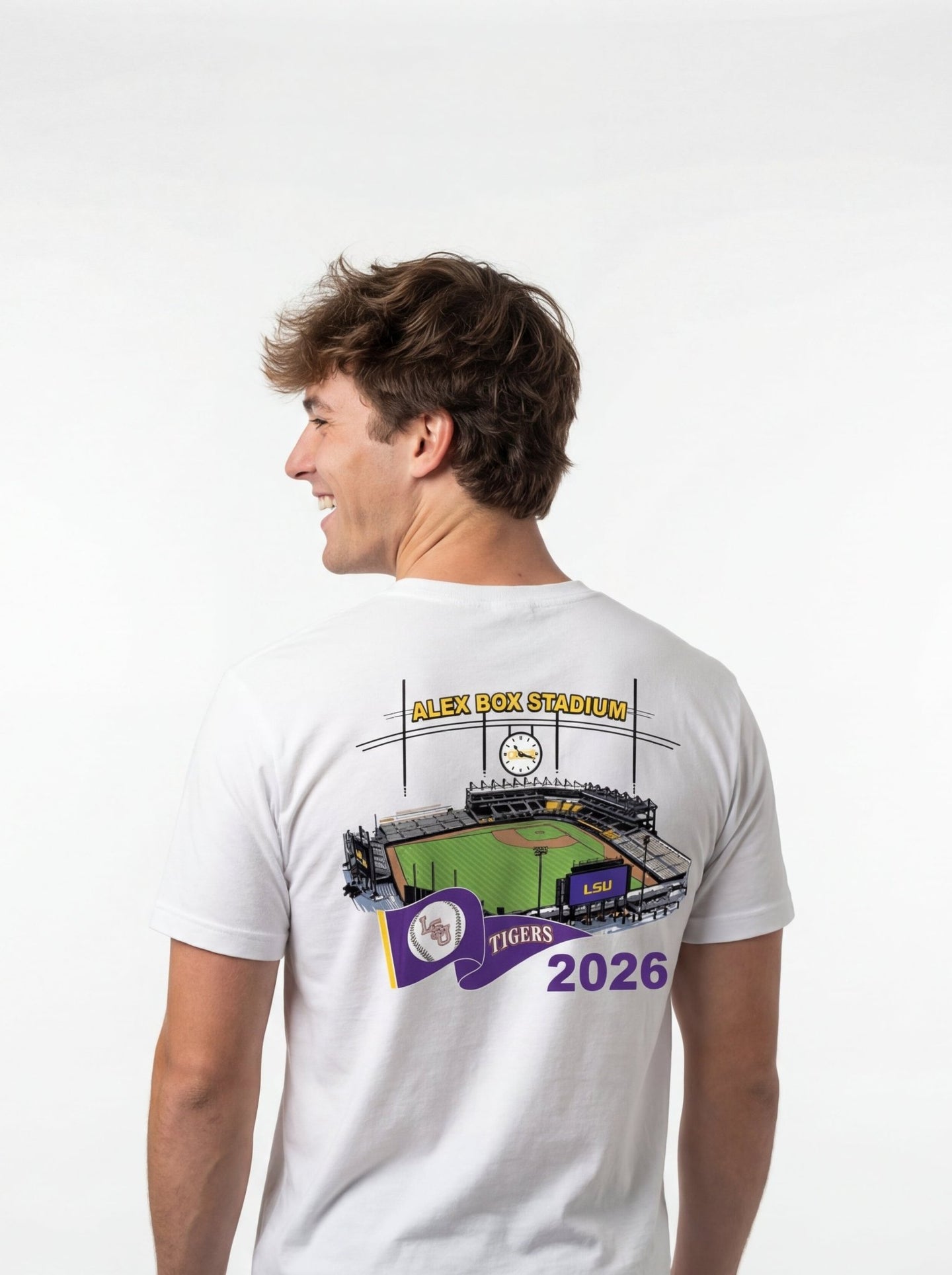 LSU Tigers Men's | “The Box” T-Shirt - Arena GraffitiArena Graffiti