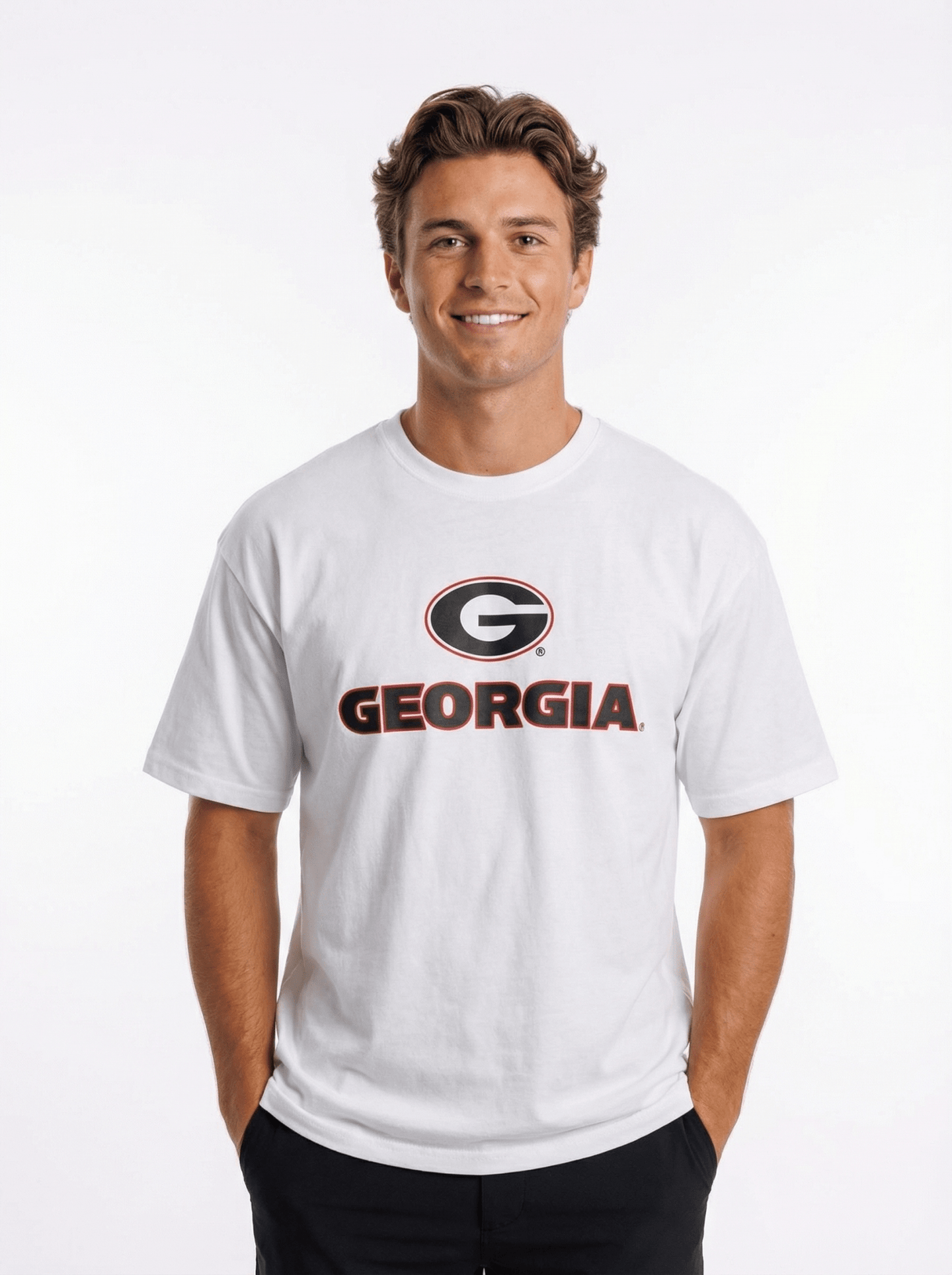 UGA Bulldogs Men's | “Georgia Mark Heavyweight” Tee - Arena GraffitiArena Graffiti