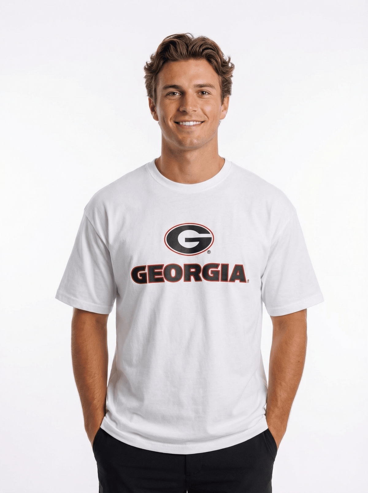 UGA Bulldogs Men's | “Georgia Mark Heavyweight” Tee - Arena GraffitiArena Graffiti