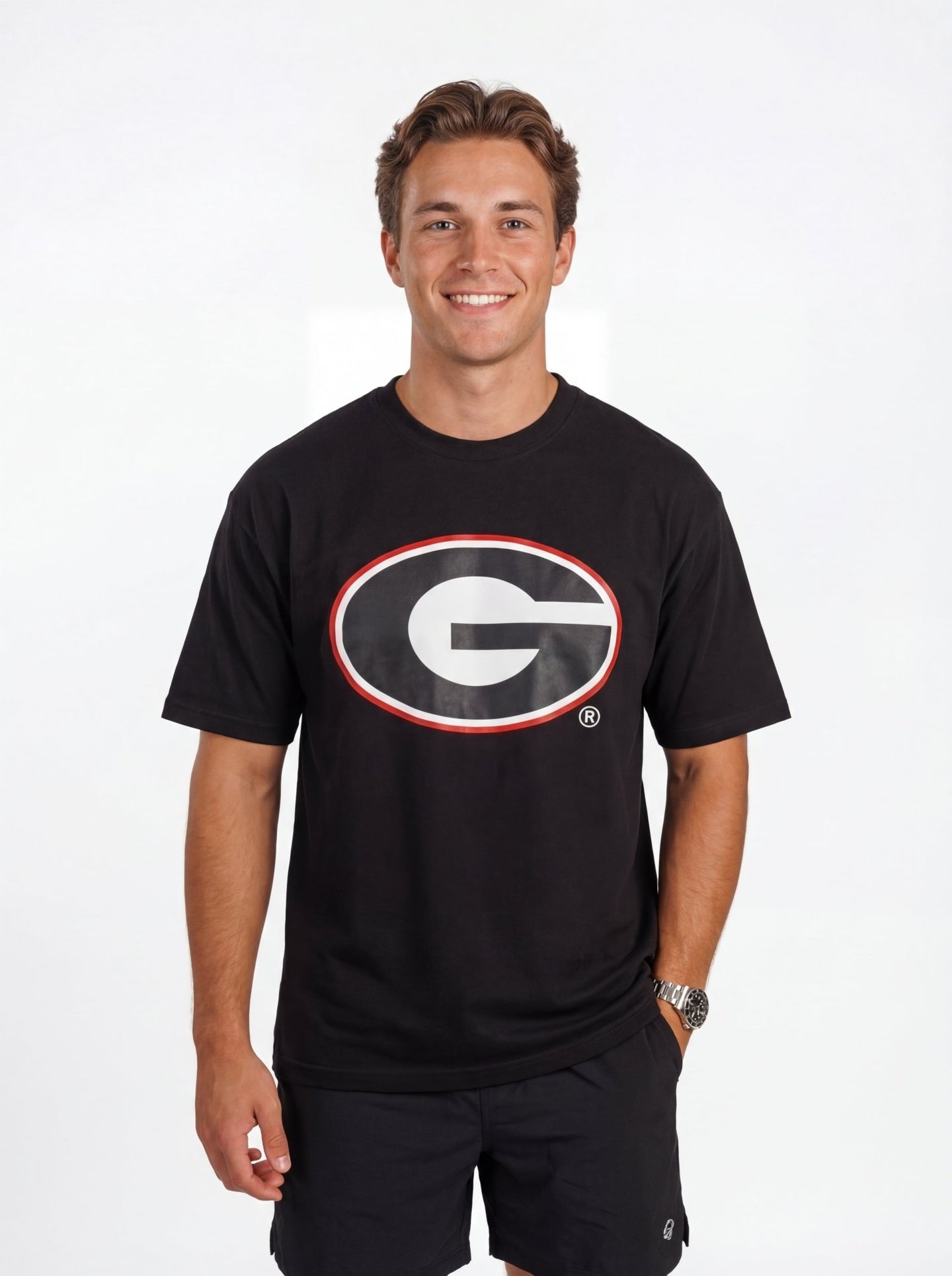 UGA Bulldogs Men's | “Oval Mark” Tee - Arena GraffitiArena Graffiti