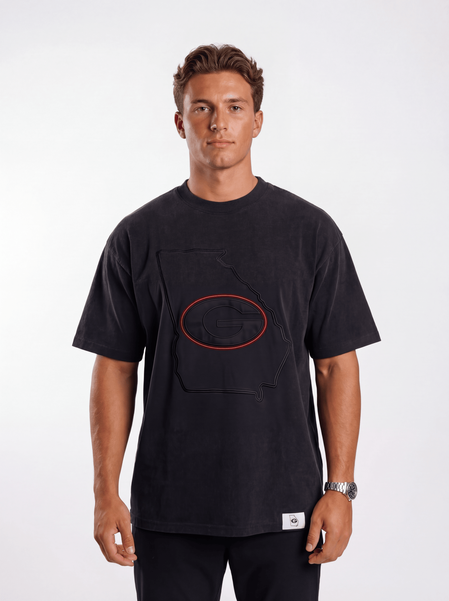 UGA Bulldogs Men’s | “Reverse State” Tee - Arena GraffitiArena Graffiti