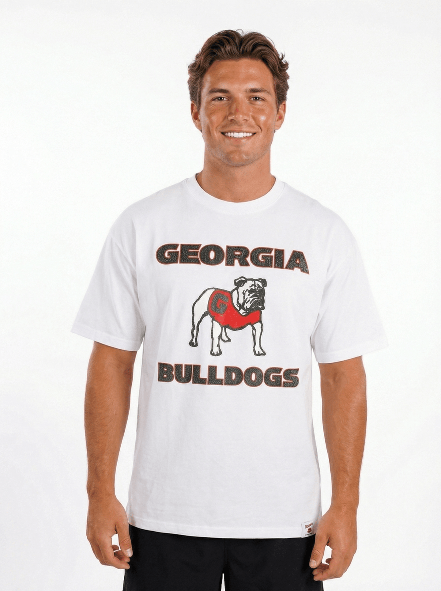 UGA Bulldogs Men’s | “Standing Dawg Heavyweight” Tee - Arena GraffitiArena Graffiti