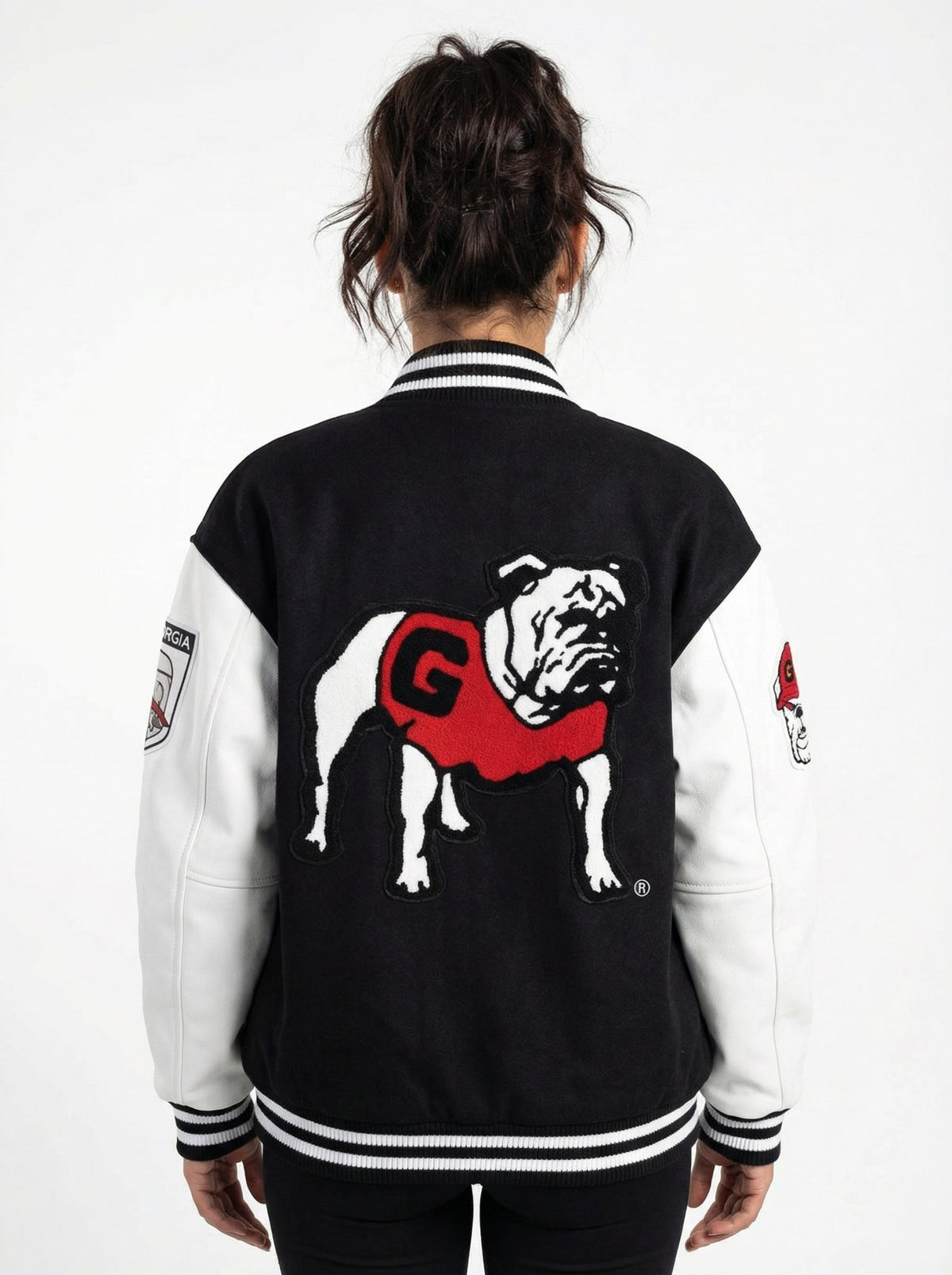UGA Bulldogs Women's | “Iron Varsity” Letterman Jacket - Arena GraffitiArena Graffiti