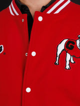 UGA Bulldogs Women’s | “Redline Varsity” Letterman Jacket - Arena GraffitiArena Graffiti